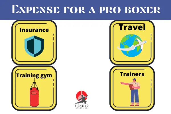 Expense for a pro boxer