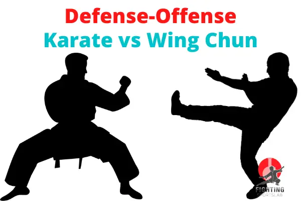 Defense-Offense-Karate vs Wing Chun