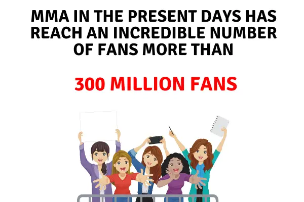mma todays has more than 300 milions of fans